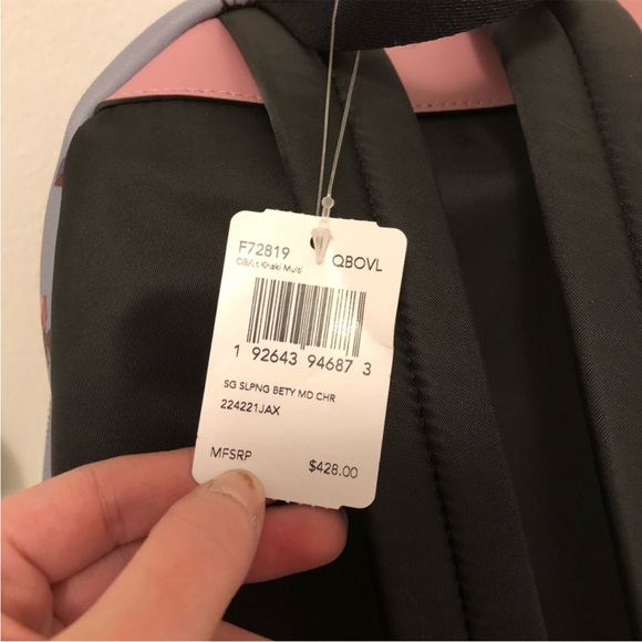 Disney X Coach Medium Charlie Backpack In Signature Canvas With Sleeping Beauty - Picture 2 of 5